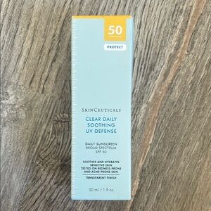 SkinCeuticals Clear Daily Soothing UV Defense SPF 50, NEW